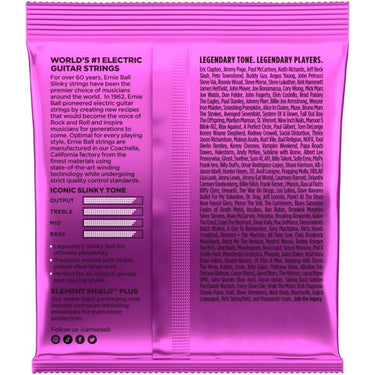 Encordadura Ernie Ball 2821 Para Bajo Electrico Power Slinky 5 Cuerdas